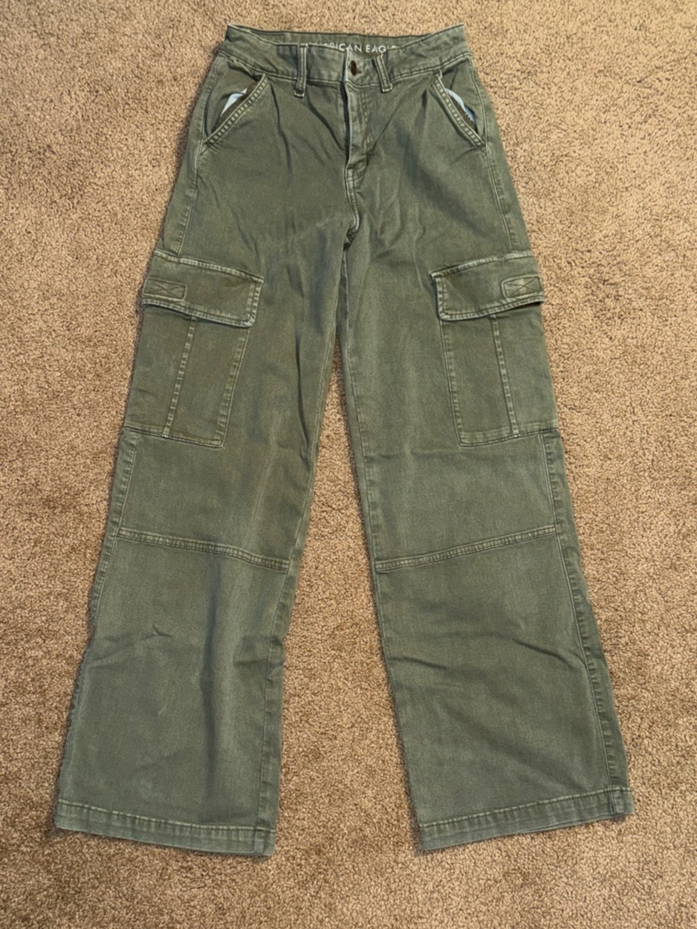 American Eagle Outfitters Women’s Olive Cargo Pants